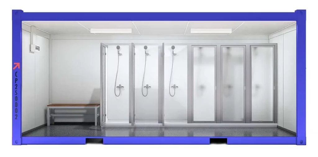 Baño Modular 20 Pies — 6 Duchas